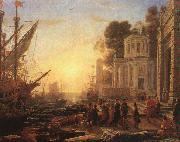 Claude Lorrain The Disembarkation of Cleopatra at Tarsus oil on canvas